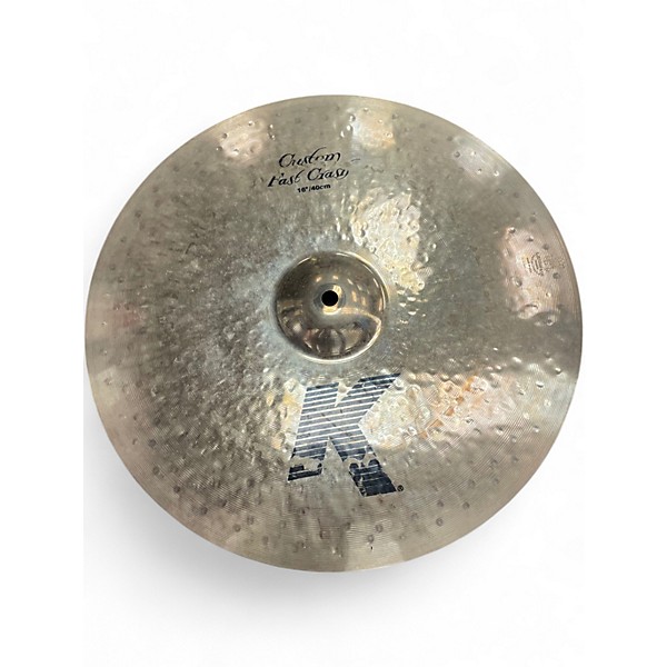 Used Zildjian 16in K Custom Fast Crash Cymbal
