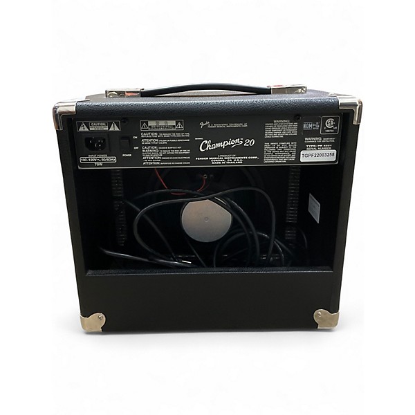 Used Fender CHAMPION 20 Guitar Combo Amp