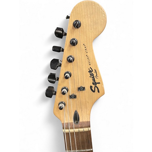 Used Squier Bullet Trem HSS METALLIC BLACK Solid Body Electric Guitar