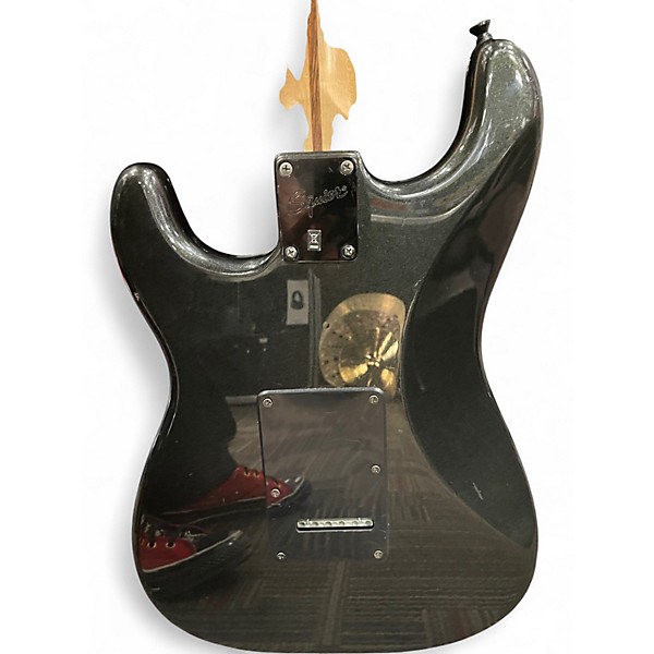 Used Squier Bullet Trem HSS METALLIC BLACK Solid Body Electric Guitar