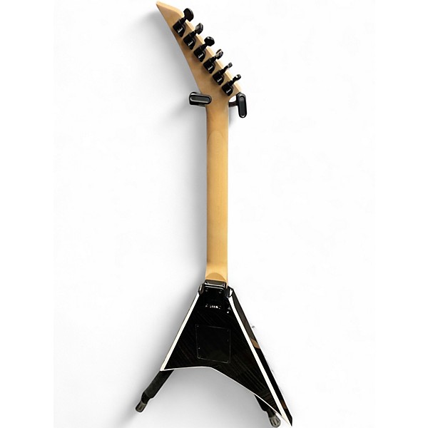 Used Jackson JS32 BLACK WITH WHITE BEVEL Solid Body Electric Guitar