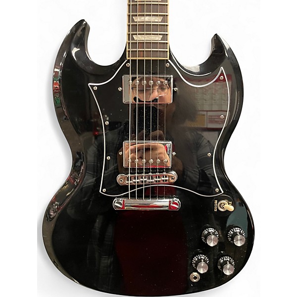 Used Gibson SG Standard Black Solid Body Electric Guitar