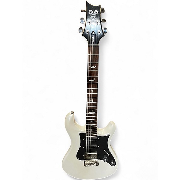 Used PRS SE STANDARD STUDIO Pearl White Solid Body Electric Guitar