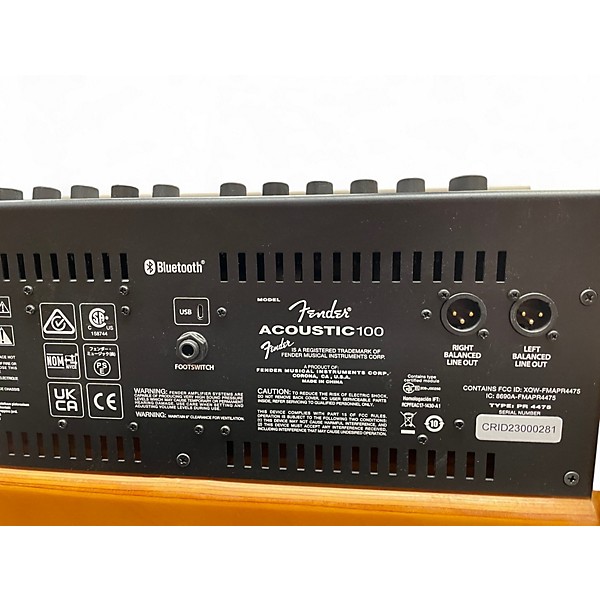 Used Fender ACOUSTIC 100 Acoustic Guitar Combo Amp