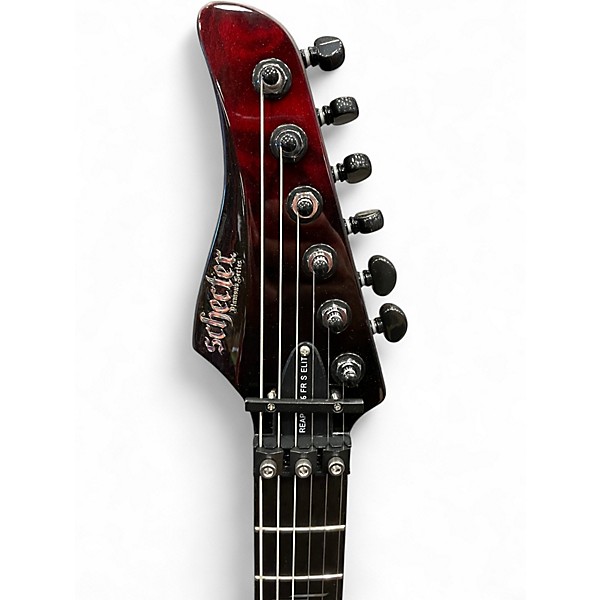 Used Schecter Guitar Research REAPER 6 FR S ELITE BLOOD BURST Solid Body Electric Guitar