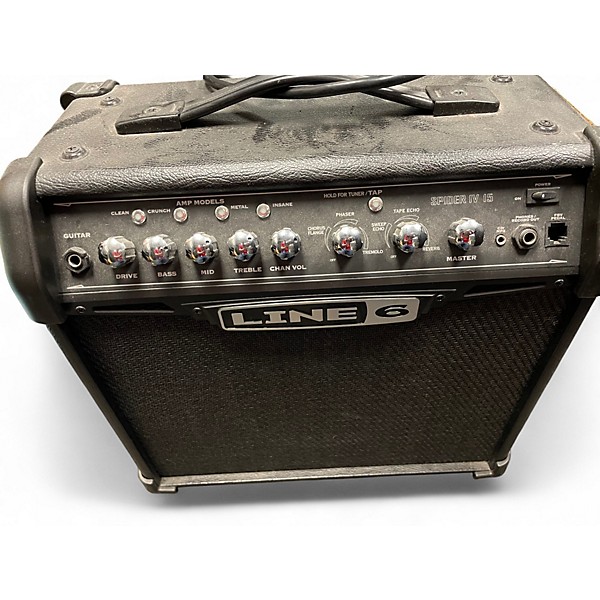 Used Line 6 Spider IV 15W 1X8 Guitar Combo Amp
