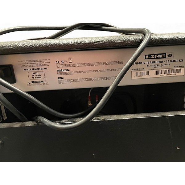 Used Line 6 Spider IV 15W 1X8 Guitar Combo Amp