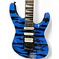 Used 2006 Jackson DK2 Pro Dinky Blue to Black  Solid Body Electric Guitar