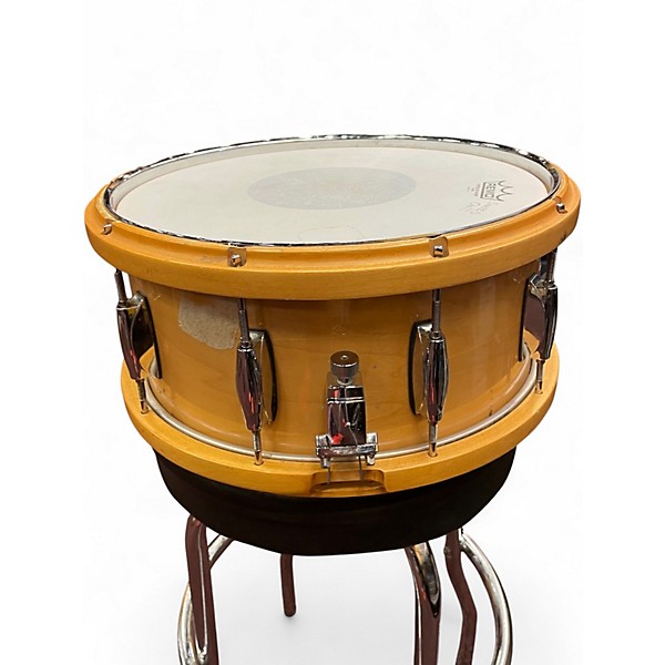 Used Gretsch Drums 14in Maple Snare w/ Wood Rims Natural Drum