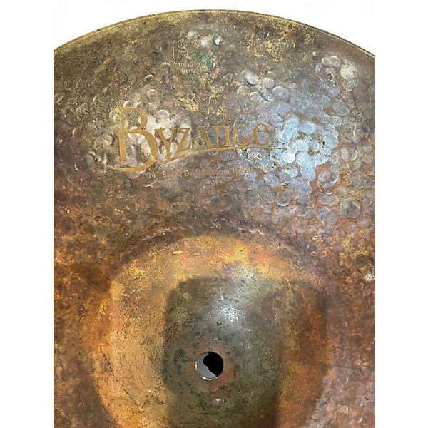 Used MEINL 14in Byzance Extra Dry Medium  Hi Hat Cymbal