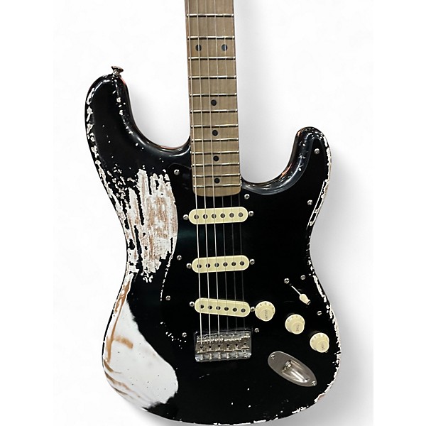 Used Berly S Type Hardtail Relic Black Solid Body Electric Guitar