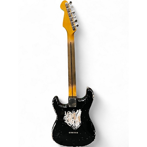 Used Berly S Type Hardtail Relic Black Solid Body Electric Guitar