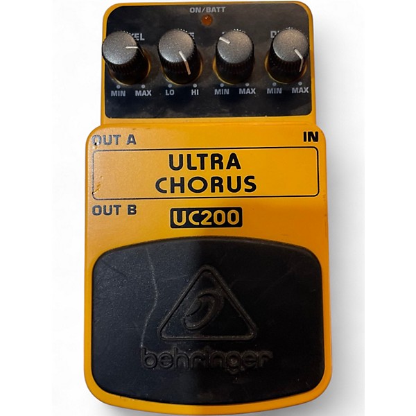 Used Behringer UC200 ULTRA CHORUS Effect Pedal