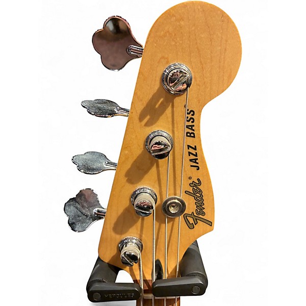 Used Fender Deluxe Jazz Bass Surf Pearl Electric Bass Guitar