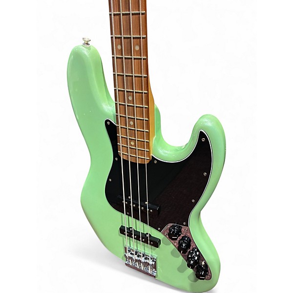 Used Fender Deluxe Jazz Bass Surf Pearl Electric Bass Guitar