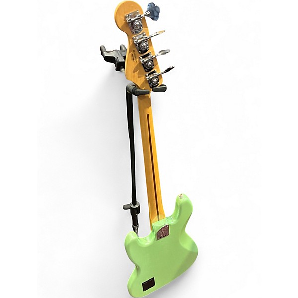 Used Fender Deluxe Jazz Bass Surf Pearl Electric Bass Guitar