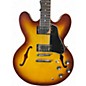 Used Epiphone ES 335 Inspired by Gibson Iced Tea Burst Hollow Body Electric Guitar