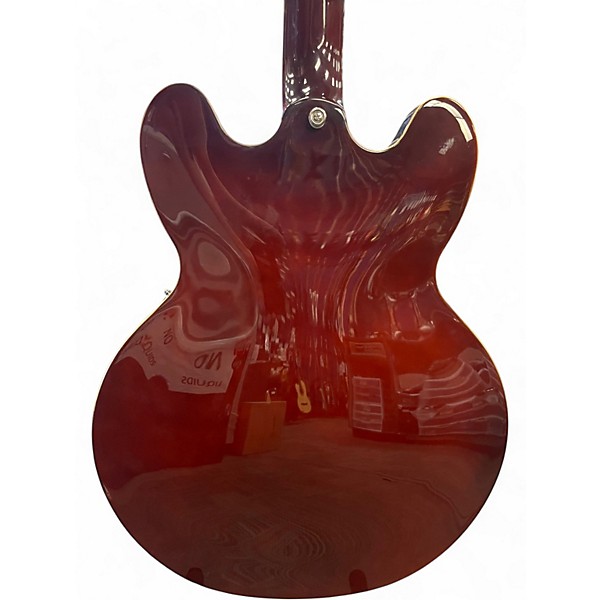 Used Epiphone ES 335 Inspired by Gibson Iced Tea Burst Hollow Body Electric Guitar
