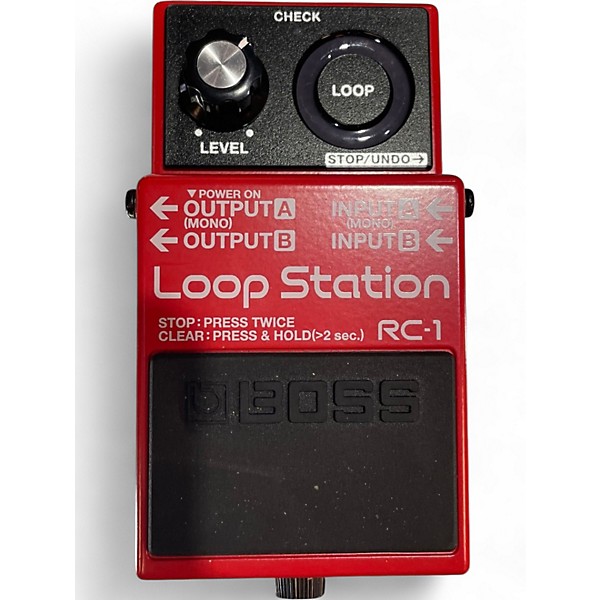 Used BOSS RC1 Loop Station Pedal