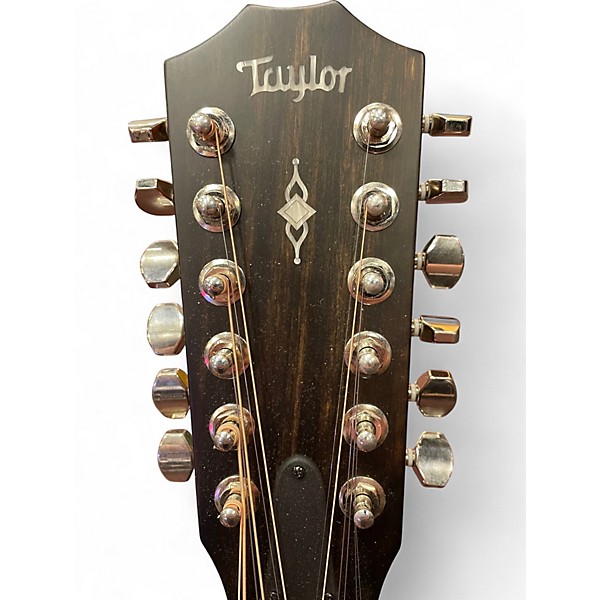 Used Taylor 352ce 12-Fret V-Class Natural 12 String Acoustic Electric Guitar