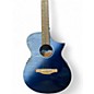 Used Ibanez AEWC32FM Ocean Blue Acoustic Electric Guitar