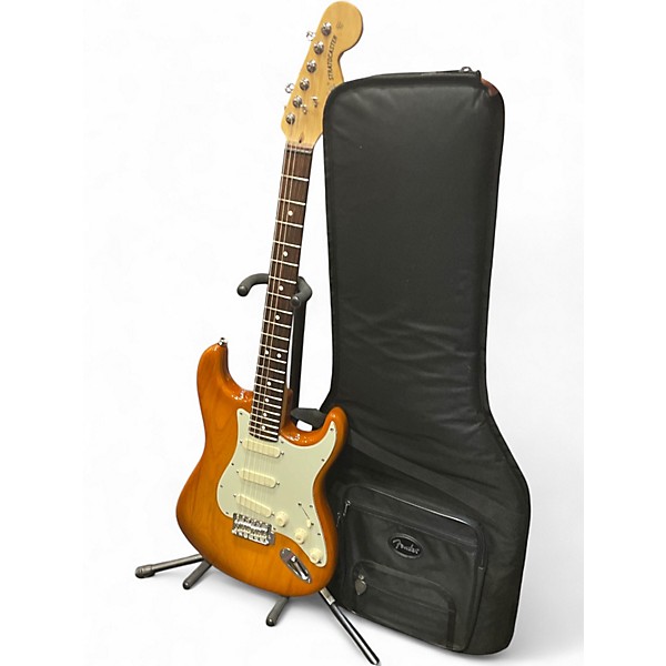 Used Fender AMERICAN PERFORMER STRATOCASTER Honey Burst Solid Body Electric Guitar
