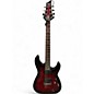 Used Schecter Guitar Research Demon 6 RED Solid Body Electric Guitar