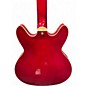 Used Hagstrom SUPER VIKING LEFTY Red Hollow Body Electric Guitar