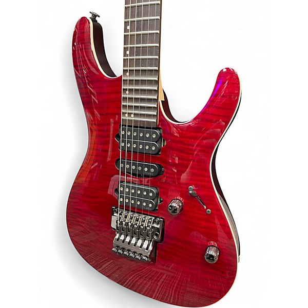 Used Ibanez KIKO100 KIKO LOUREIRO SIGNATURE MODEL Trans Red Solid Body Electric Guitar
