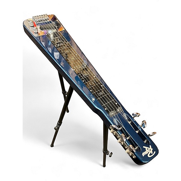 Used Rogue RLS1MBL Metallic Blue Lap Steel