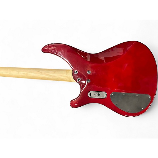 Used Mitchell MB200 Burgundy Electric Bass Guitar