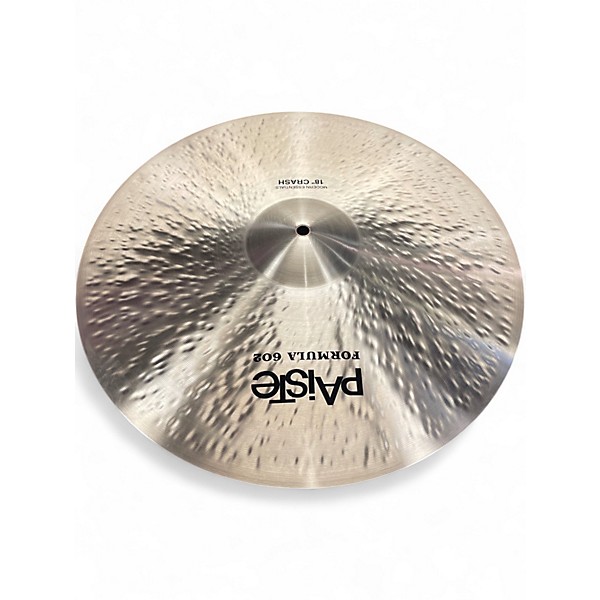 Used Paiste 18in FORMULA 602 MODERN ESSENTIALS CRASH Cymbal