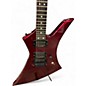 Used Jackson KELLY PROFESSIONAL STANDARD Crimson Red Trans Solid Body Electric Guitar