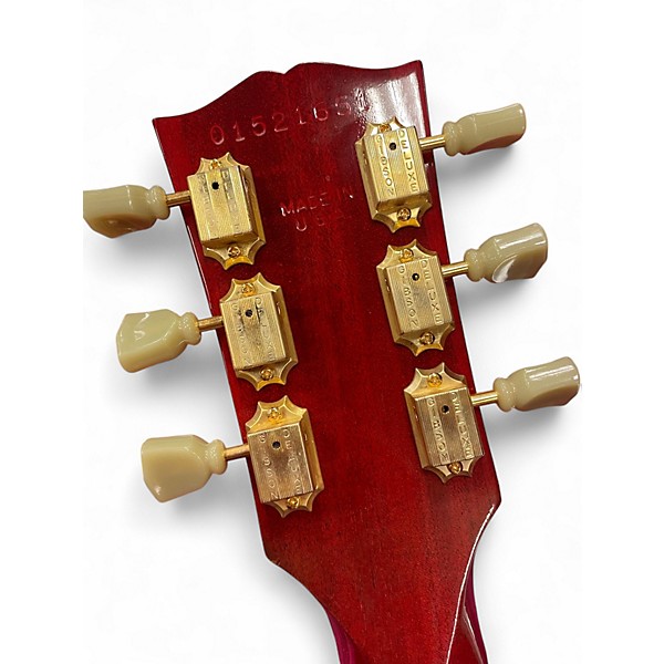 Used Gibson Les Paul Special Plus Flametop Trans Red Solid Body Electric Guitar