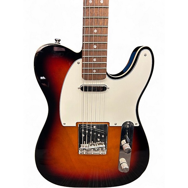 Used Squier Telecaster Custom 2 Color Sunburst Solid Body Electric Guitar