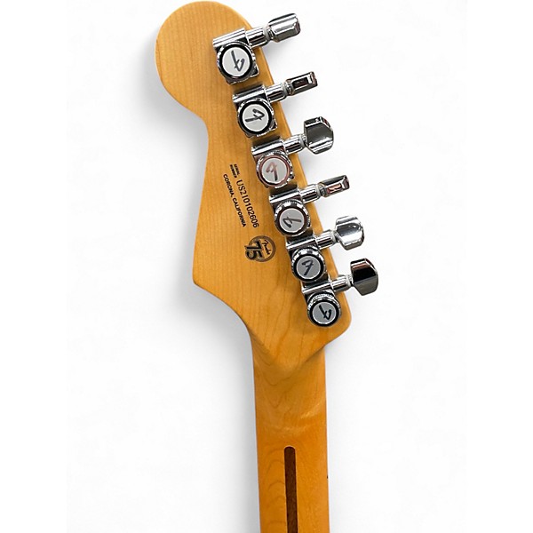 Used 2021 Fender American Ultra Stratocaster Texas Tea Solid Body Electric Guitar