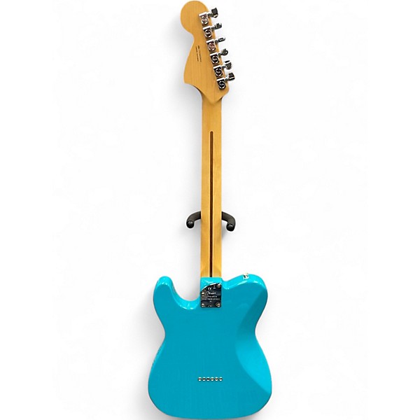 Used 2020 Fender American Pro II Telecaster Deluxe Miami Blue Solid Body Electric Guitar
