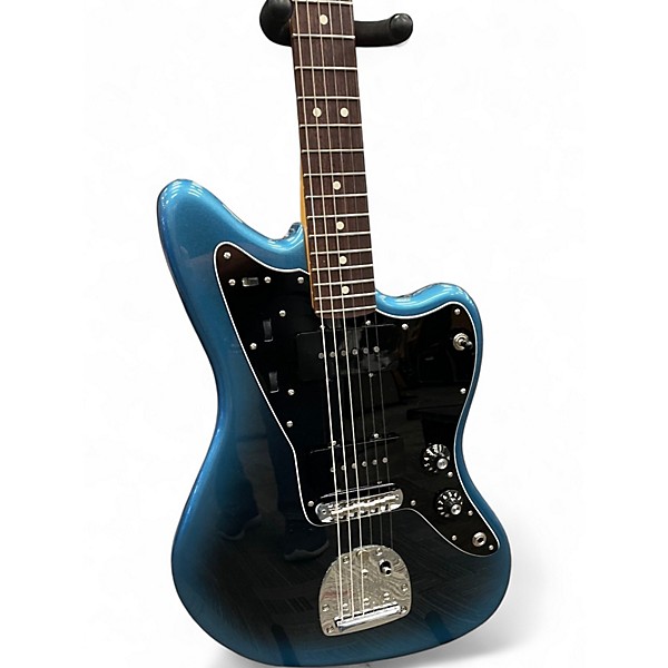 Used 2022 Fender American Pro II Jazzmaster Dark Knight Solid Body Electric Guitar