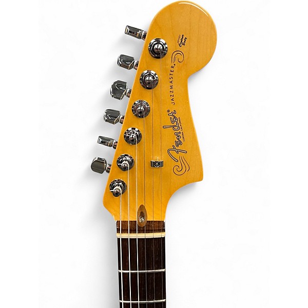 Used 2022 Fender American Pro II Jazzmaster Dark Knight Solid Body Electric Guitar