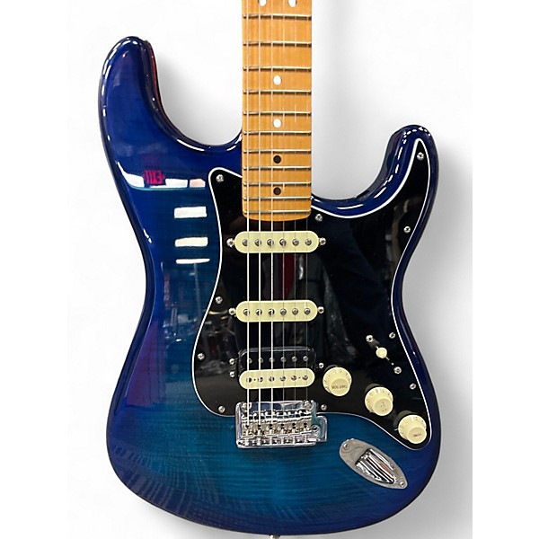 Used Fender Player Stratocaster HSS Blue Burst Solid Body Electric Guitar