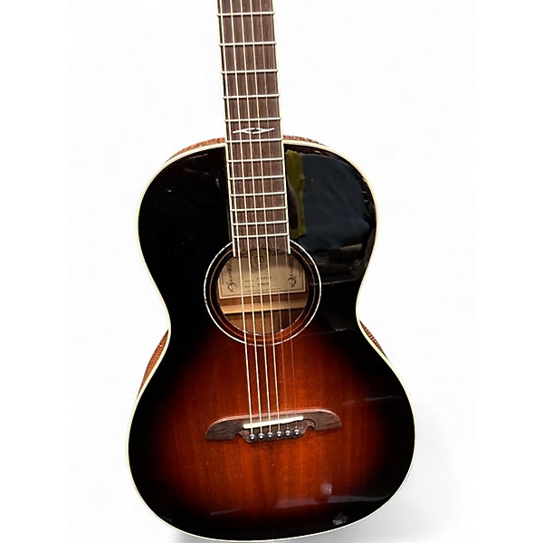 Used Alvarez AP66 Parlor Vintage Sunburst Acoustic Guitar