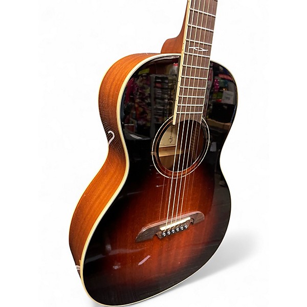 Used Alvarez AP66 Parlor Vintage Sunburst Acoustic Guitar