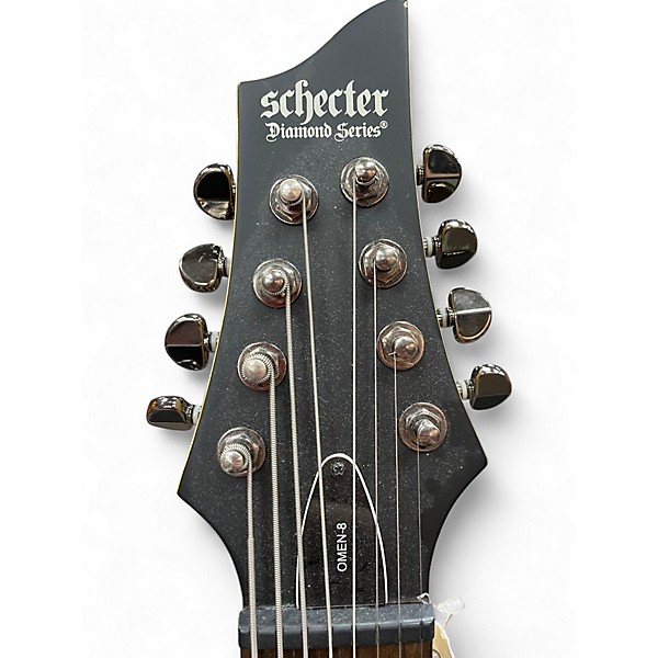 Used Schecter Guitar Research Omen 8 Brown Solid Body Electric Guitar