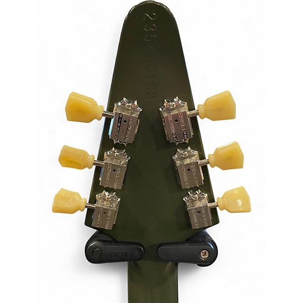 Used Gibson FLYING V TRIBUTE OLIVE DRAB Solid Body Electric Guitar