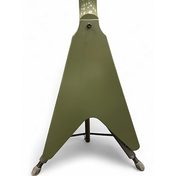 Used Gibson FLYING V TRIBUTE OLIVE DRAB Solid Body Electric Guitar