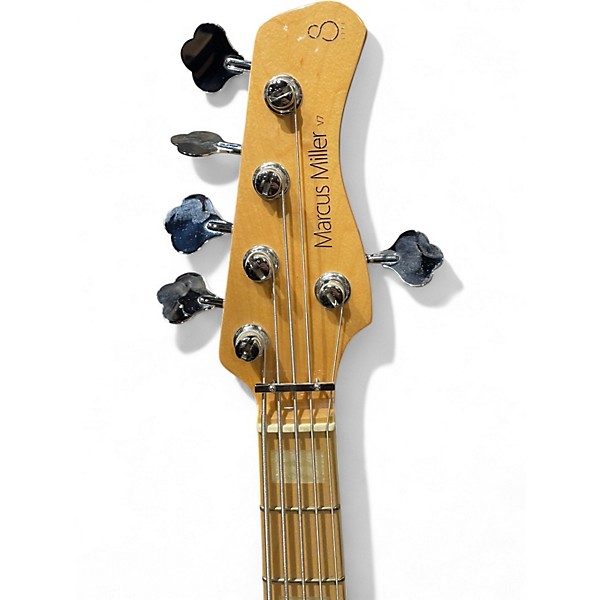 Used Sire Marcus Miller V7 Swamp Ash 5 String 2 Color Sunburst Electric Bass Guitar