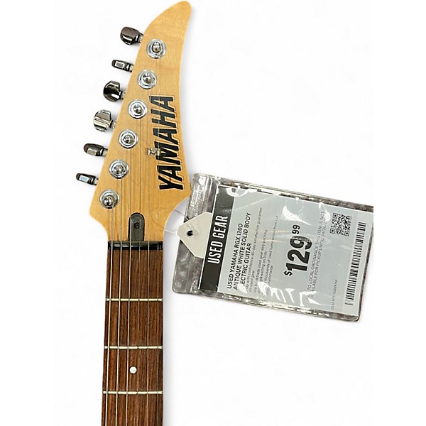 Used Yamaha RGX 120D Antique White Solid Body Electric Guitar