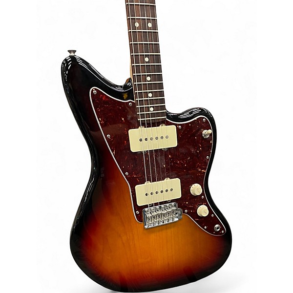 Used Fender American Performer Jazzmaster Sunburst Solid Body Electric Guitar