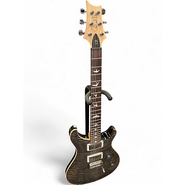 Used PRS CE24 Faded Grey Black Solid Body Electric Guitar