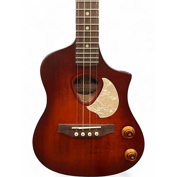 Used Seagull Uke Steel SG Burst EQ Sunburst Ukulele
